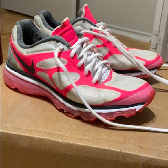Nike Shoes Air Max Hot Pink And White Poshmark